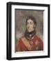 Portrait Miniature of Stapleton Cotton, 1st Viscount Combermere, C.1812-John Wright-Framed Giclee Print