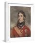 Portrait Miniature of Stapleton Cotton, 1st Viscount Combermere, C.1812-John Wright-Framed Giclee Print