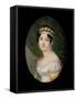 Portrait Miniature of the Empress Josephine-Andre Leon Larue-Framed Stretched Canvas