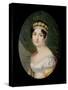 Portrait Miniature of the Empress Josephine-Andre Leon Larue-Stretched Canvas