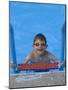 Portrait of 9 Year Old Boy in Swimming Pool, Kiamesha Lake, New York, USA-Paul Sutton-Mounted Photographic Print