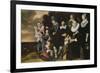 Portrait of a 12-Member Family-Frans Hals-Framed Premium Giclee Print