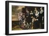 Portrait of a 12-Member Family-Frans Hals-Framed Giclee Print