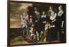 Portrait of a 12-Member Family-Frans Hals-Framed Giclee Print