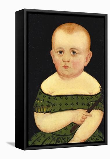 Portrait of a Baby, c.1840-William Matthew Prior-Framed Stretched Canvas