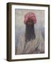 Portrait of a Baluchi man - early 20th century-Mortimer Ludington Menpes-Framed Giclee Print