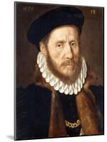 Portrait of a Bearded Gentleman, Bust Length, Wearing Gold Chains Beneath a Fur-Lined Coat, 1575-Adriaen Thomasz Key-Mounted Giclee Print