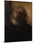 Portrait of a Bearded Man, 1855-Adolph Friedrich Erdmann von Menzel-Mounted Giclee Print