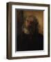 Portrait of a Bearded Man, 1855-Adolph Friedrich Erdmann von Menzel-Framed Giclee Print