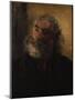 Portrait of a Bearded Man, 1855-Adolph Friedrich Erdmann von Menzel-Mounted Giclee Print