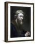 Portrait of a Bearded Man, 19th Century-Richard James Lane-Framed Giclee Print