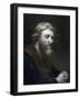 Portrait of a Bearded Man, 19th Century-Richard James Lane-Framed Giclee Print