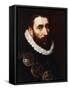 Portrait of a Bearded Man, Bust-Length, Wearing Gorgets-Adriaen Thomasz Key-Framed Stretched Canvas