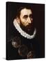 Portrait of a Bearded Man, Bust-Length, Wearing Gorgets-Adriaen Thomasz Key-Stretched Canvas