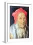 Portrait of a Bearded Man with Red Cap-Albrecht Dürer-Framed Art Print