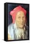 Portrait of a Bearded Man with Red Cap-Albrecht Dürer-Framed Stretched Canvas