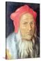 Portrait of a Bearded Man with Red Cap-Albrecht Dürer-Stretched Canvas