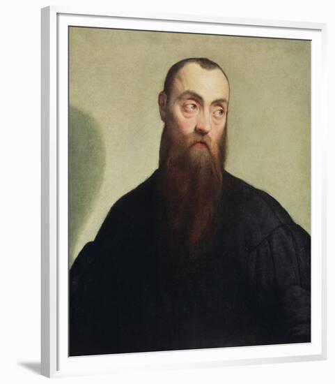 Portrait of a Bearded Man-Jacopo Bassano-Framed Art Print