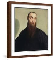 Portrait of a Bearded Man-Jacopo Bassano-Framed Art Print