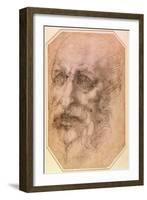 Portrait of a Bearded Man-Michelangelo Buonarroti-Framed Giclee Print