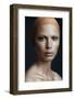 Portrait of a Beautiful Girl with a Bandage on His Head, the Concept of Beauty-Yuliya Yafimik-Framed Photographic Print