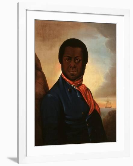 Portrait of a Black Sailor, C. 1880-null-Framed Giclee Print