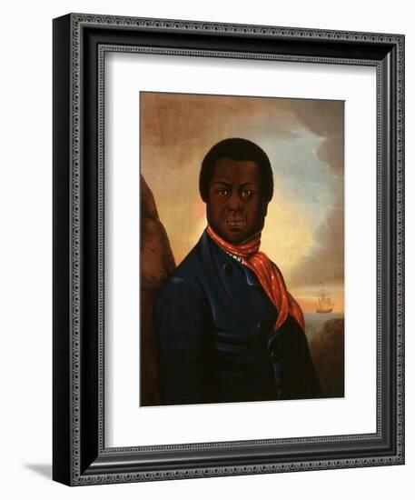 Portrait of a Black Sailor, C. 1880-null-Framed Giclee Print