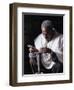 Portrait of a Blacksmith at Work, Town of Axoum (Axum) (Aksum), Tigre Region, Ethiopia, Africa-Bruno Barbier-Framed Photographic Print