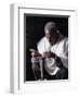 Portrait of a Blacksmith at Work, Town of Axoum (Axum) (Aksum), Tigre Region, Ethiopia, Africa-Bruno Barbier-Framed Photographic Print