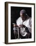 Portrait of a Blacksmith at Work, Town of Axoum (Axum) (Aksum), Tigre Region, Ethiopia, Africa-Bruno Barbier-Framed Photographic Print