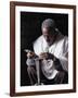 Portrait of a Blacksmith at Work, Town of Axoum (Axum) (Aksum), Tigre Region, Ethiopia, Africa-Bruno Barbier-Framed Photographic Print