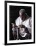 Portrait of a Blacksmith at Work, Town of Axoum (Axum) (Aksum), Tigre Region, Ethiopia, Africa-Bruno Barbier-Framed Photographic Print