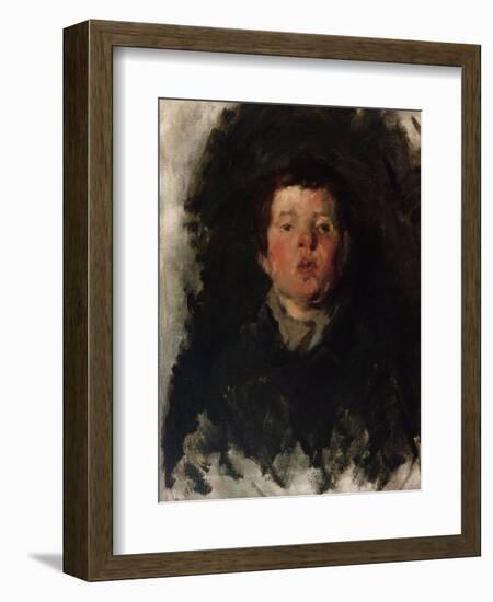 Portrait of a Boy, 1872-Frank Duveneck-Framed Giclee Print