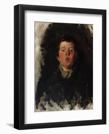 Portrait of a Boy, 1872-Frank Duveneck-Framed Giclee Print