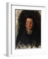 Portrait of a Boy, 1872-Frank Duveneck-Framed Giclee Print