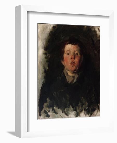 Portrait of a Boy, 1872-Frank Duveneck-Framed Giclee Print