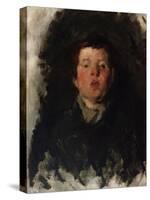 Portrait of a Boy, 1872-Frank Duveneck-Stretched Canvas