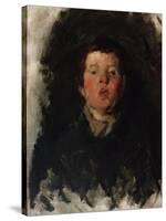 Portrait of a Boy, 1872-Frank Duveneck-Stretched Canvas
