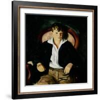 Portrait of a Boy, 1921-George Wesley Bellows-Framed Giclee Print