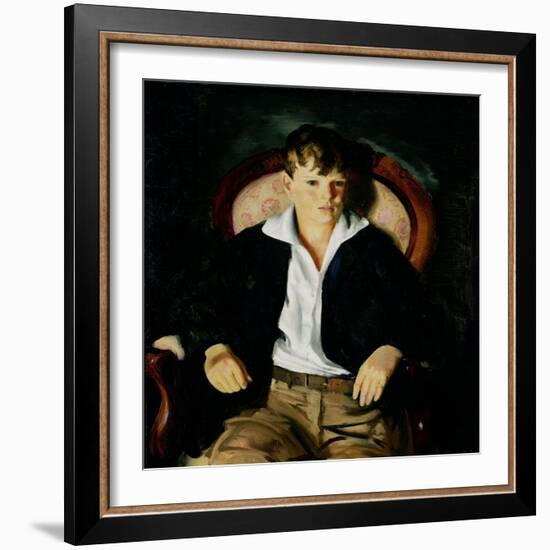 Portrait of a Boy, 1921-George Wesley Bellows-Framed Giclee Print