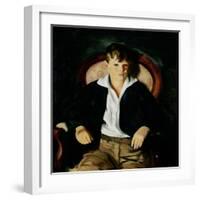 Portrait of a Boy, 1921-George Wesley Bellows-Framed Giclee Print