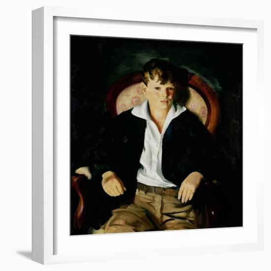 Portrait of a Boy, 1921-George Wesley Bellows-Framed Giclee Print