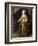 Portrait of a Boy, aged 3, in a Green Dress, Holding a Battledore and Shuttlecock-English School-Framed Giclee Print