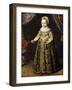 Portrait of a Boy, aged 3, in a Green Dress, Holding a Battledore and Shuttlecock-English School-Framed Giclee Print