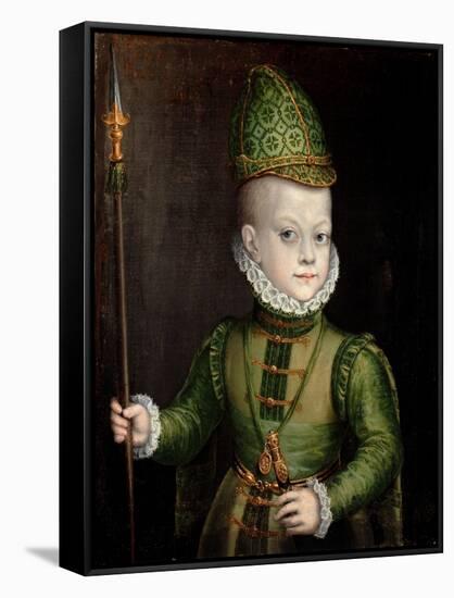 Portrait of a Boy at the Spanish Court, C.1565-70-Sofonisba Anguissola-Framed Stretched Canvas