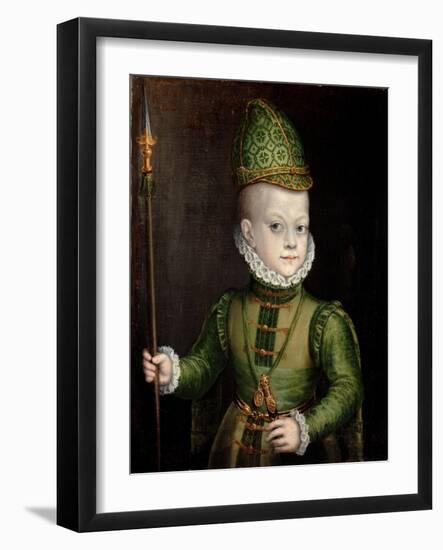 Portrait of a Boy at the Spanish Court, C.1565-70-Sofonisba Anguissola-Framed Giclee Print