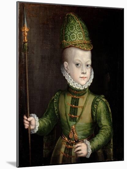 Portrait of a Boy at the Spanish Court, C.1565-70-Sofonisba Anguissola-Mounted Giclee Print