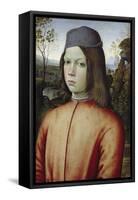 Portrait of a Boy, C. 1480-85-Pinturicchio-Framed Stretched Canvas
