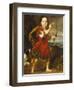 Portrait of a Boy, Full Length, in a Classical Costume with a Bow and Quiver of Arrows,…-Nicholaes Maes-Framed Giclee Print