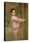 Portrait of a Boy in a Pink Sailor Suit-Jacques-emile Blanche-Stretched Canvas